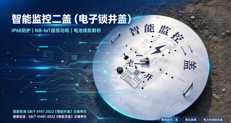 电子锁井盖关键技术科普：IP68防护、超低功耗NB‑IoT、电池续航多久？