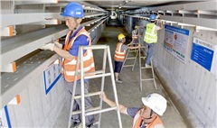 鄂州市第一条地下综合管廊工程正加紧施工中
