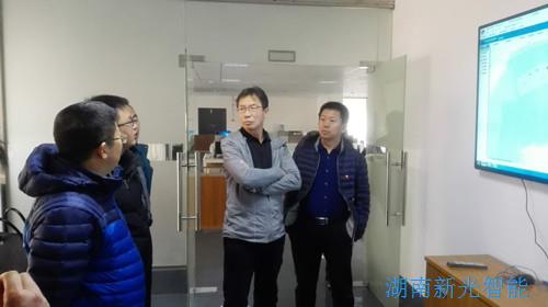 宁夏石嘴山管廊项目部领导刘总一行到访公司参观交流