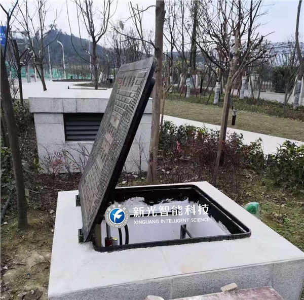 【管廊智能井盖案例】中建安装工程西安管廊液压井盖现场